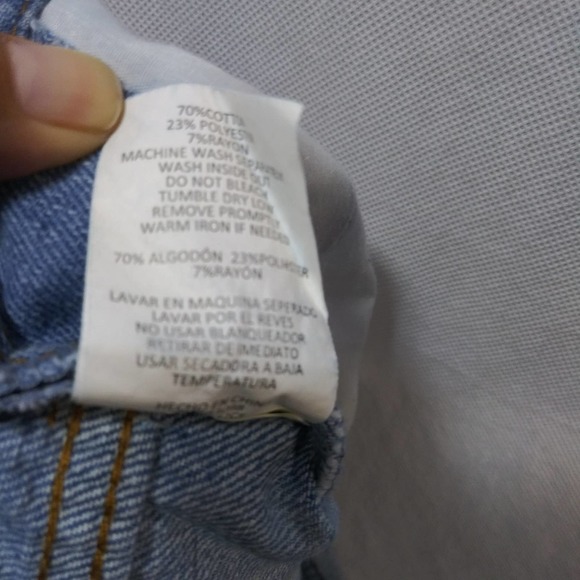 Ci Sono Denim Collection Bib Overalls Ripped Distressed Size Small - Picture 12 of 12